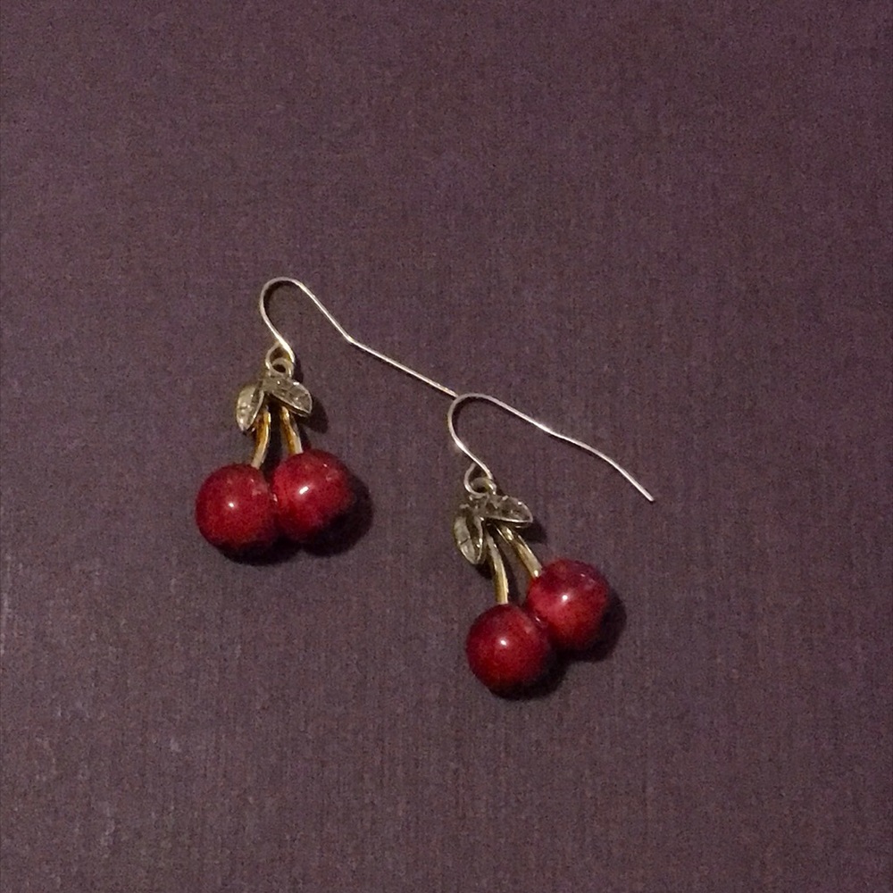 Cherry earrings